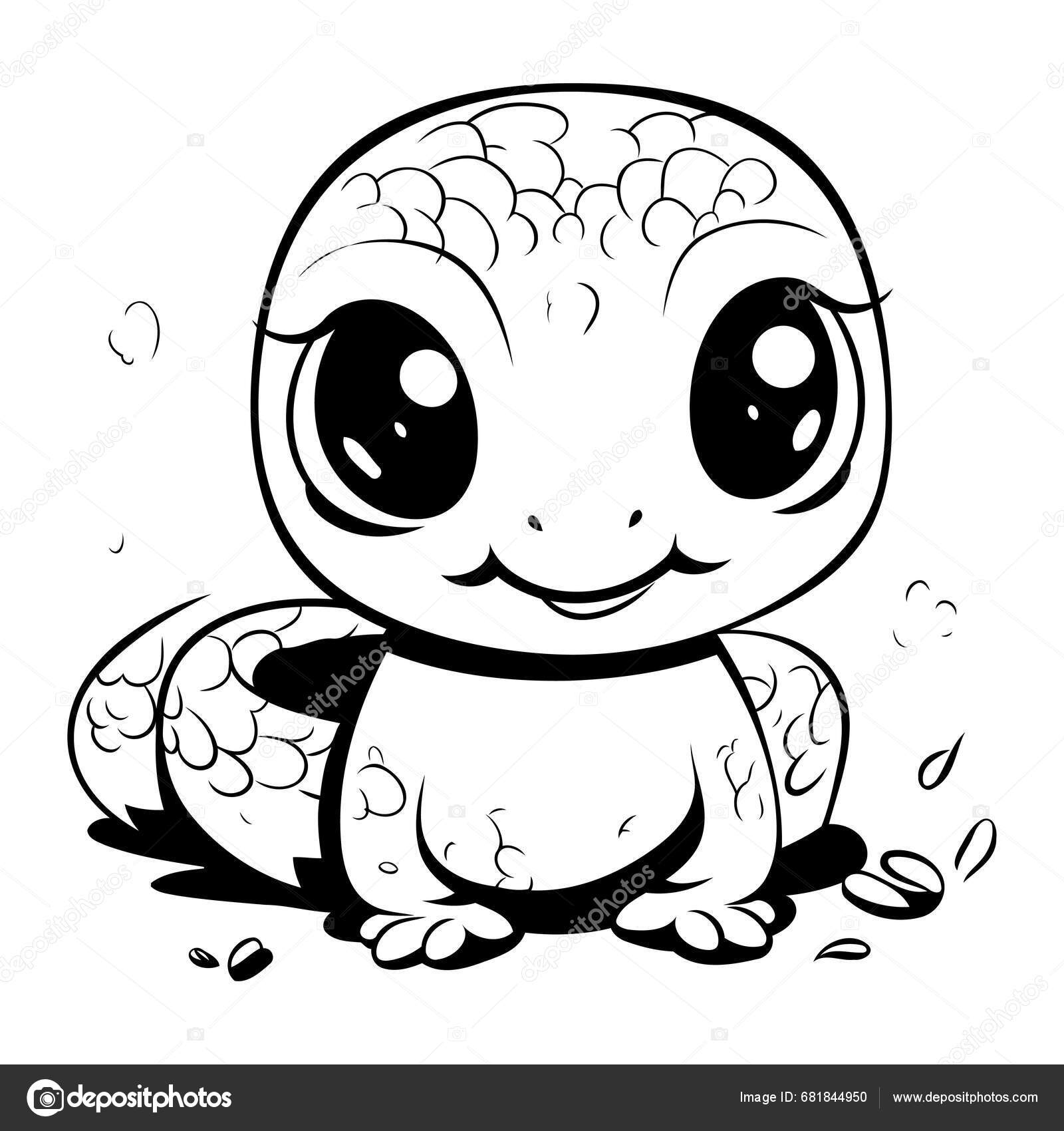 可爱的小乌龟在白色背景上孤立的向量图图库矢量图©ibrandify 681844950