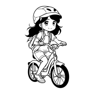 Boyama kitabı veya sayfa için hamster siyah ve beyaz vektör çizimi.