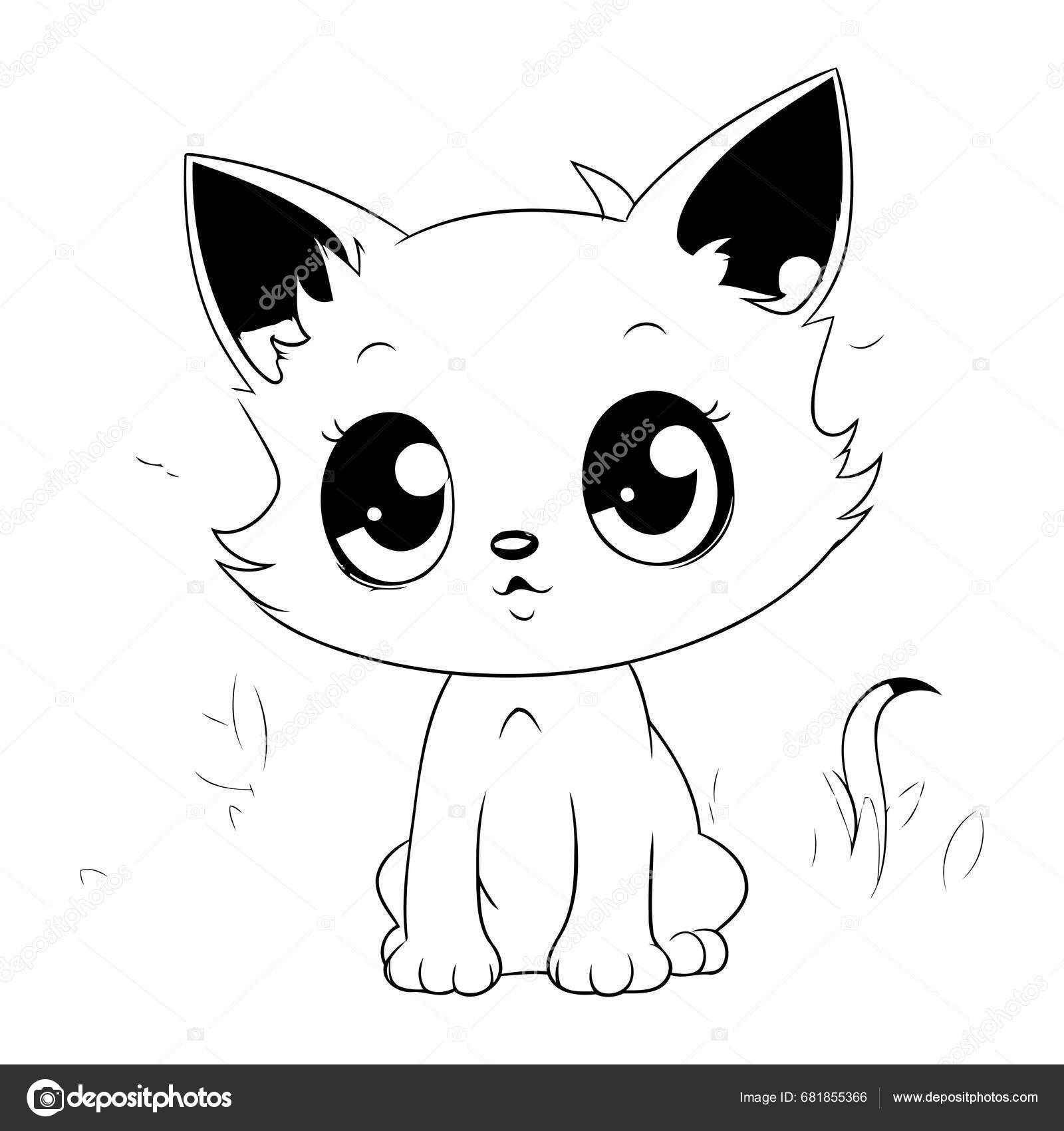 Illustration Cute Cat
