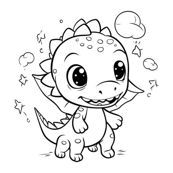 Çocuklar için Şirin Dinozor Çizgi Filminin Renkli Sayfa Özeti