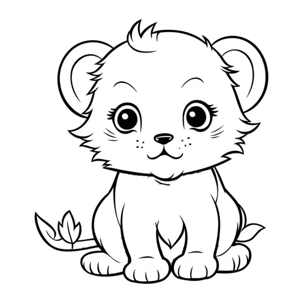 Baby Lions Coloring Pages