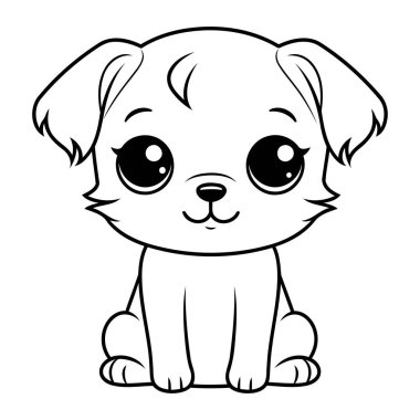 Tatlı çizgi film gergedanları. Boyama kitabı için Vektör illüstrasyonu.