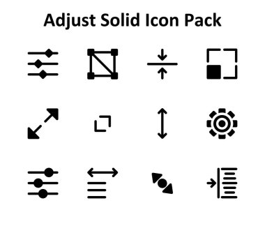 Ayarlama için 12 adet doldurulmuş simge paketi. Web siteleri, uygulamalar ve dijital projeler için uygundur.