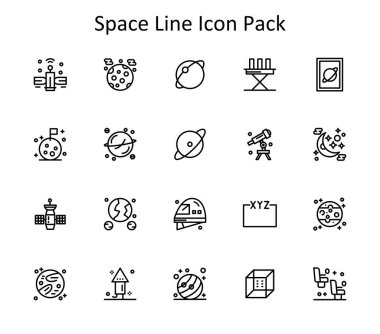 Bu simge seti Boşluğu temsil eden 20 Satır biçimi simgesini içerir. Cep telefonu, web ya da uygulama UI için harika.