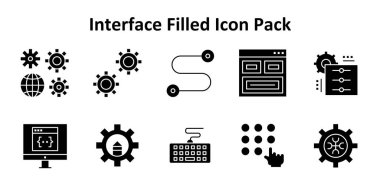 Bu simge paketi, Arabirimi tutarlı bir şekilde temsil eden 10 vektör simgesini içerir..