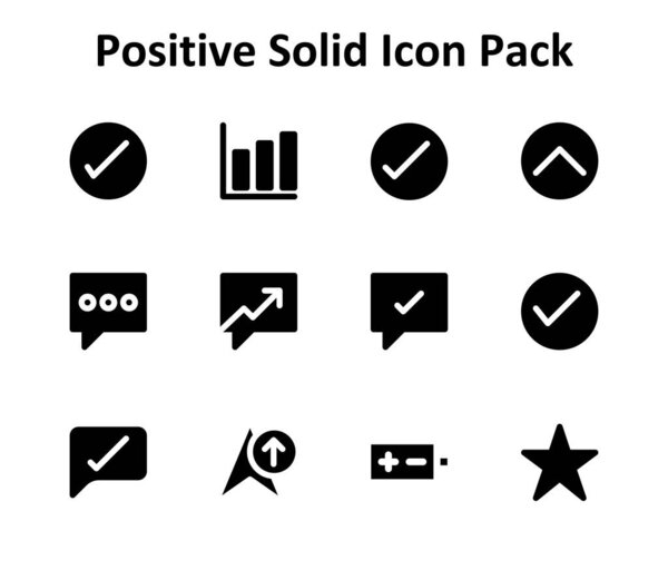 Современный пакет иконок из 12 иконок на тему Positive, созданный в формате Filled. Предназначен для интерфейсов и цифровых продуктов.