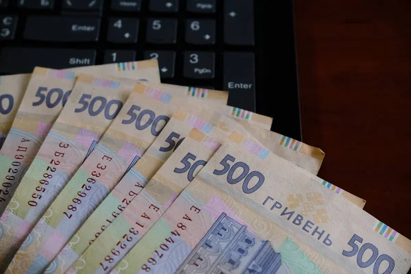 500 Гривен Украинская Национальная Валюта — стоковое фото