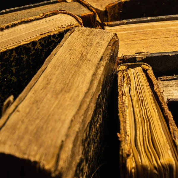 Старі Книги Збірка Стародавніх Рукописів — стокове фото