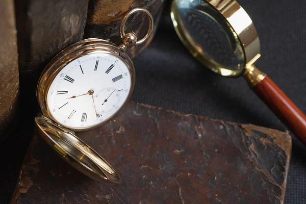 Relógio Bolso Ouro Pavel Bure Pingente Ouro Rússia Real Relógio — Fotografia de Stock
