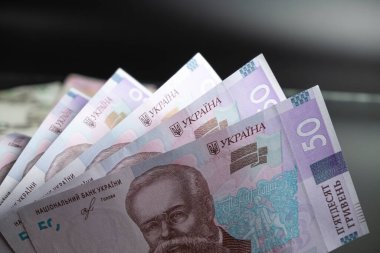 Mikhail Hruşevsky, Ukraynalı politikacı ve Ukrayna tarihçi portresi 50 Hryvnia banknotları farklı Ukrayna kağıt para geçmişi. Finans kavramı kaydediliyor