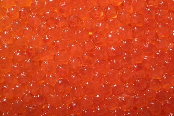 stock image Texture photo of red caviar close up