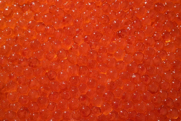 stock image Texture photo of red caviar close up