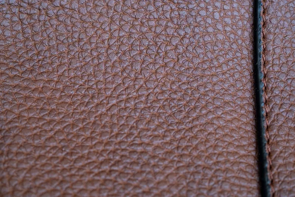 Λεπτομέρεια Δερμάτινης Τσάντας Δερμάτινη Μεταλλική Πόρπη Τσάντα Μακροεντολή Closeup — Φωτογραφία Αρχείου