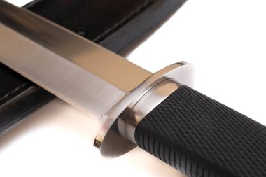 Şam çeliği desenli bir arka plan. Damascusknife dokusunun makro görüntüsü. Orijinal desenli Şam çeliği. Şam çelik deseni.