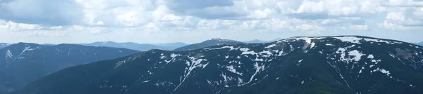 Καρπάθια Όρη Παναράμα Φωτογραφία Υψόμετρο 1800 Μέτρων Πάνω Από Την — Φωτογραφία Αρχείου