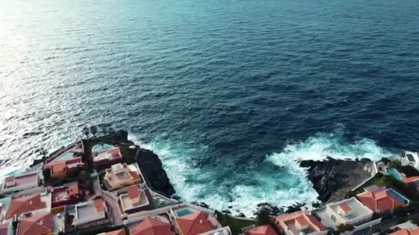 Luksusowa Willa Teneryfie Nieruchomość Wyspy Kanaryjskiej Costa Adeje — Wideo stockowe