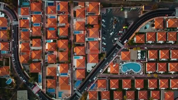 Luxusvillen Bezirk Auf Teneriffa Immobilien Der Kanarischen Insel Costa Adeje — Stockvideo