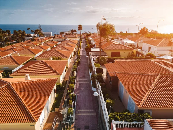 Luxury Villas District Tenerife Hotels Resorts Real Estate Canary Island — Stock Photo, Image