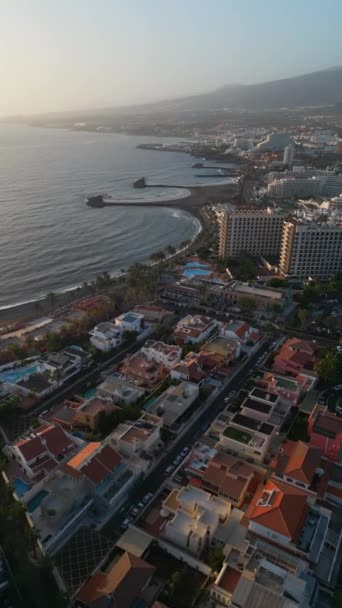 Pantai Mewah Dan Hotel Dari Canary Tenerife Pulau Azure Air — Stok Video