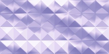 Kusursuz geometrik kare piramit küpü 2023 yılı için Dijital Lavanta renginde arka plan dokusunu sivriltir. Modern modaya uygun eflatun kaplamalı arka plan deseni ve kopyalanabilir alan. 3B görüntüleme