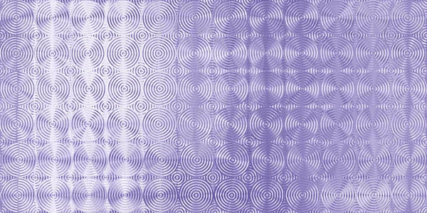 2023年のデジタルラベンダーカラーで シームレスにフロスト加工またはエッチングされたガラス円の背景テクスチャ コピースペースと現代的なトレンディーなタイルの紫色の背景パターン 3Dレンダリング — ストック写真