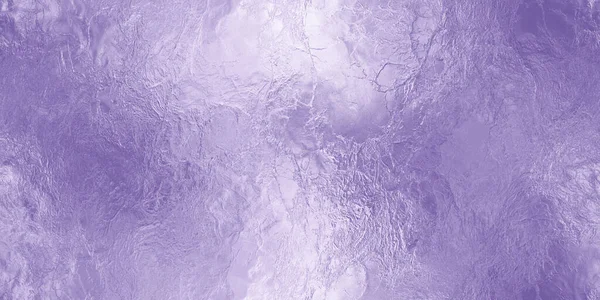 Seamless Crumpled Iridescent Shiny Foil Background Texture Digital Lavender Color — Stock Photo, Image