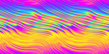 Kusursuz psikedelik gökkuşağı ısı haritası erimiş cam kırılma çizgileri arka plan dokusu. Tuhaf hippi soyut dopamin motifi. Parlak renkli neon retro duvar kağıdı arkaplanı