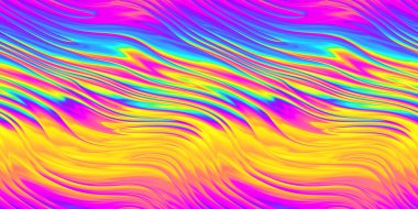 Kusursuz psikedelik gökkuşağı ısı haritası erimiş cam kırılma çizgileri arka plan dokusu. Tuhaf hippi soyut dopamin motifi. Parlak renkli neon retro duvar kağıdı arkaplanı