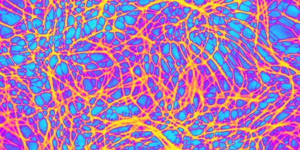 Бесшовные Психоделические Неоновые Радужные Органические Клеточные Жидкости Выливают Пузырьковый Рисунок — стоковое фото
