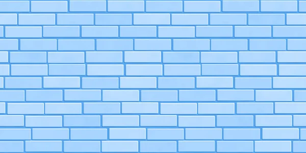 Спокойная Голубая Гладкая Керамическая Кирпичная Стена Бесшовная Текстура Фона Симпатичные — стоковое фото