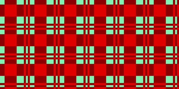Plaid Checker Strisce Senza Cuciture Natale Avvolgente Modello Carta Verde — Foto Stock