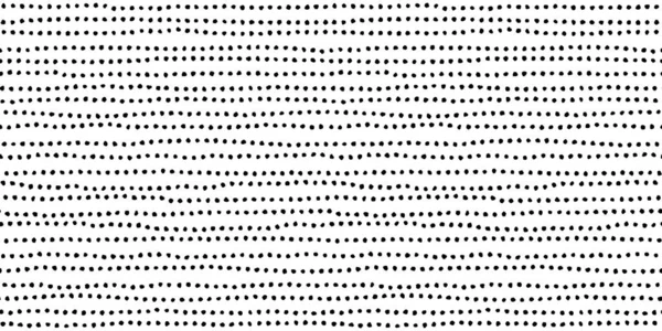 Nahtlose Abstrakte Handgezeichnete Polkadot Horizontale Streifen Kritzeln Zeichnung Muster Overlay — Stockfoto