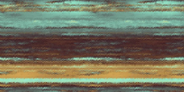 Seamless abstract ombre gradient ikat stripes background texture in an oxidized copper patina mint green and orange brown earth tones palette. Cozy vintage interior design upholstery textile pattern