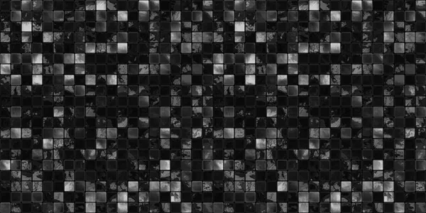 Naadloze Moderne Glanzende Zwarte Keramische Tegels Achtergrond Textuur Luxe Glanzende — Stockfoto