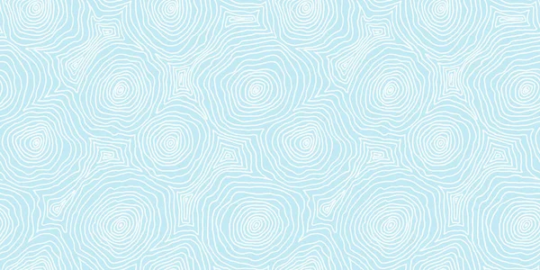 Seamless Hand Drawn Topographic Map Contour Lines Pattern Pastel Blue — Stock Photo, Image