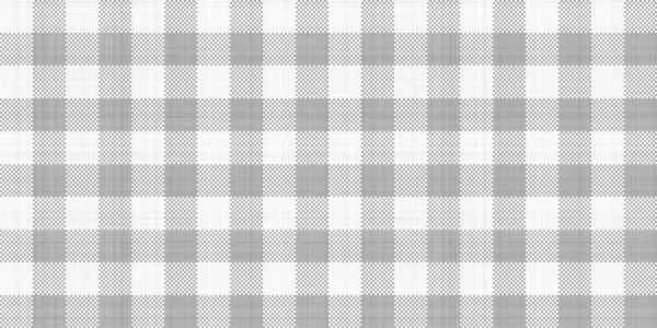 Бесшовный Тонкий Светло Серый Рисунок Тартановых Тканей Гингемской Шашки Современная — стоковое фото