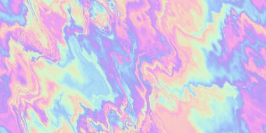 Seamless Y2K Futurism iridescent playful pastel electric wavy glitchy holographic ombre gradient waves background texture. Modern opalescent pale rainbow neon nostalgic cyberbunk vaporwave pattern