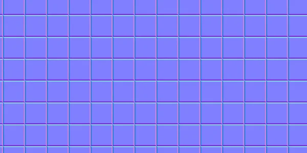 Bezešvé Čtvercové Keramické Dlaždice Normální Mapa Pozadí Textury Kuchyně Nebo — Stock fotografie