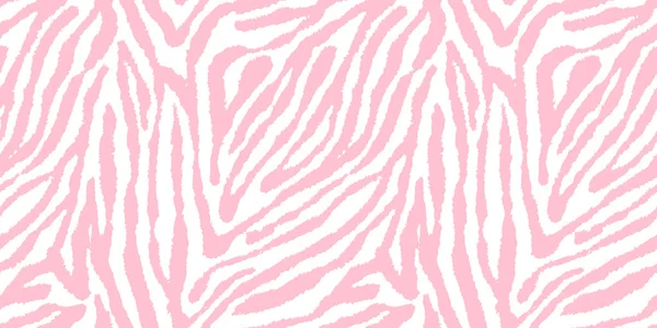 Sem Emenda Brincalhão Luz Pastel Rosa Zebra Branca Padrão Tecido — Fotografia de Stock