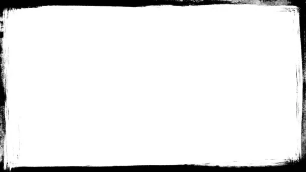 Grunge Namalované Rám Pozadí Textury Ročník Ztrápený Černo Bílým Abstraktním Stock Obrázky