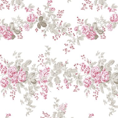 Dijital ve tekstil çiçek desenleri