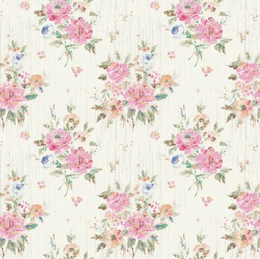 suluboya çiçek ve yapraksız desen tasarım için arka planda