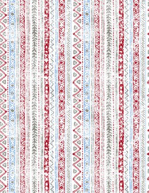 Beyaz arka planda etnik tarzda Ukrayna ulusal süsü. vektörsüz desen