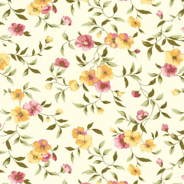 Çiçekli çiçek deseni