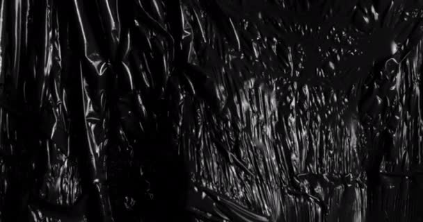 Descubra Misteriosa Elegância Fundo Plástico Abstrato Imerso Escuridão Como Textura — Vídeo de Stock