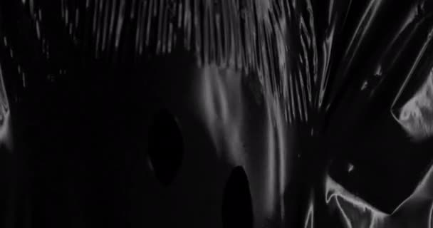 Temukan Tekstur Memesona Dari Overlay Yang Dibuat Oleh Bungkus Film — Stok Video