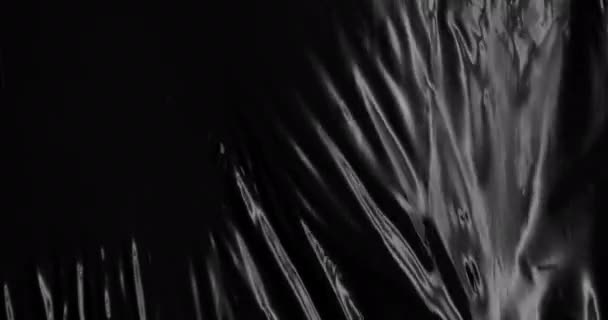 Utforska Fascinerande Djupen Plast Abstrakt Bakgrund Där Skönhet Framträder Mörkret — Stockvideo