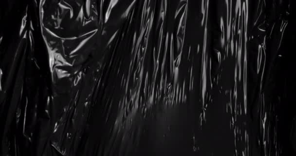 Discover Mesmerizing Essence Captivating Plastic Abstract Background Adorned Glossy Polyethylene — Stock Video