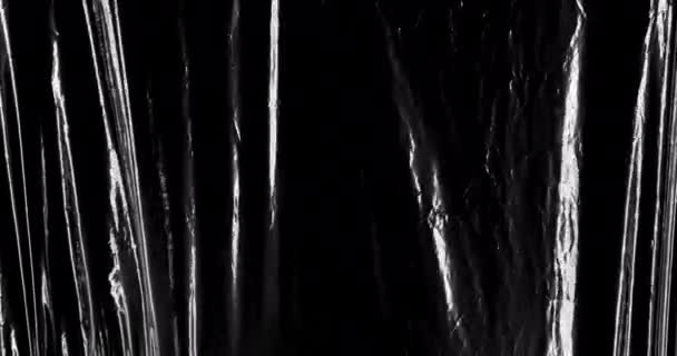 Досліджуйте Захоплюючий Візуальний Пейзаж Тла Текстурованого Чорним Покриттям Крихким Пластиком — стокове відео