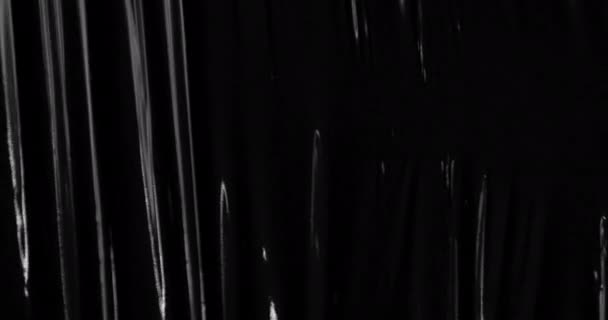 Пориньте Ніжний Приплив Текстурованого Тла Утвореного Накладанням Прозорої Пластикової Плівки — стокове відео